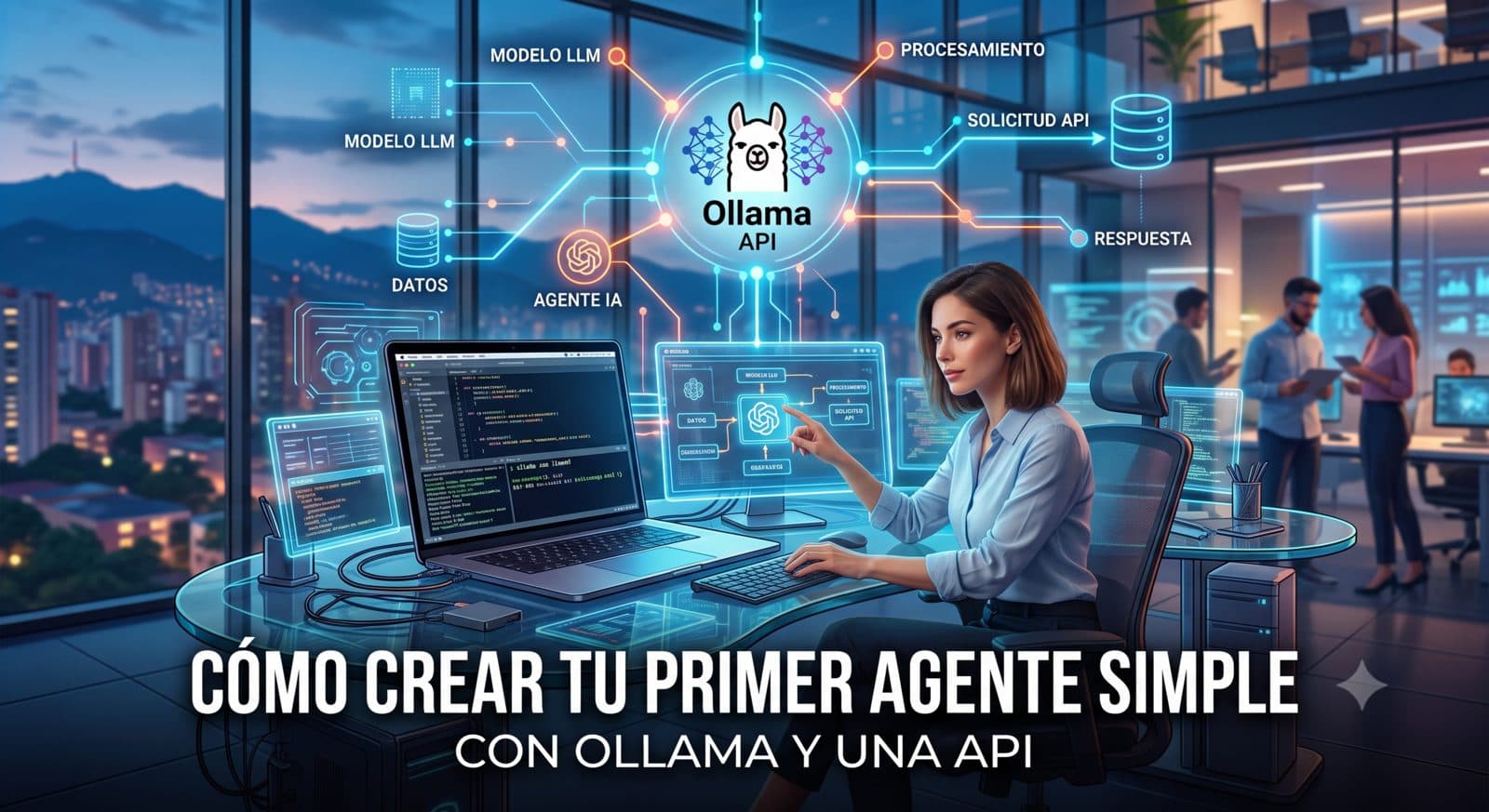 Cómo crear tu primer agente simple con Ollama y una API