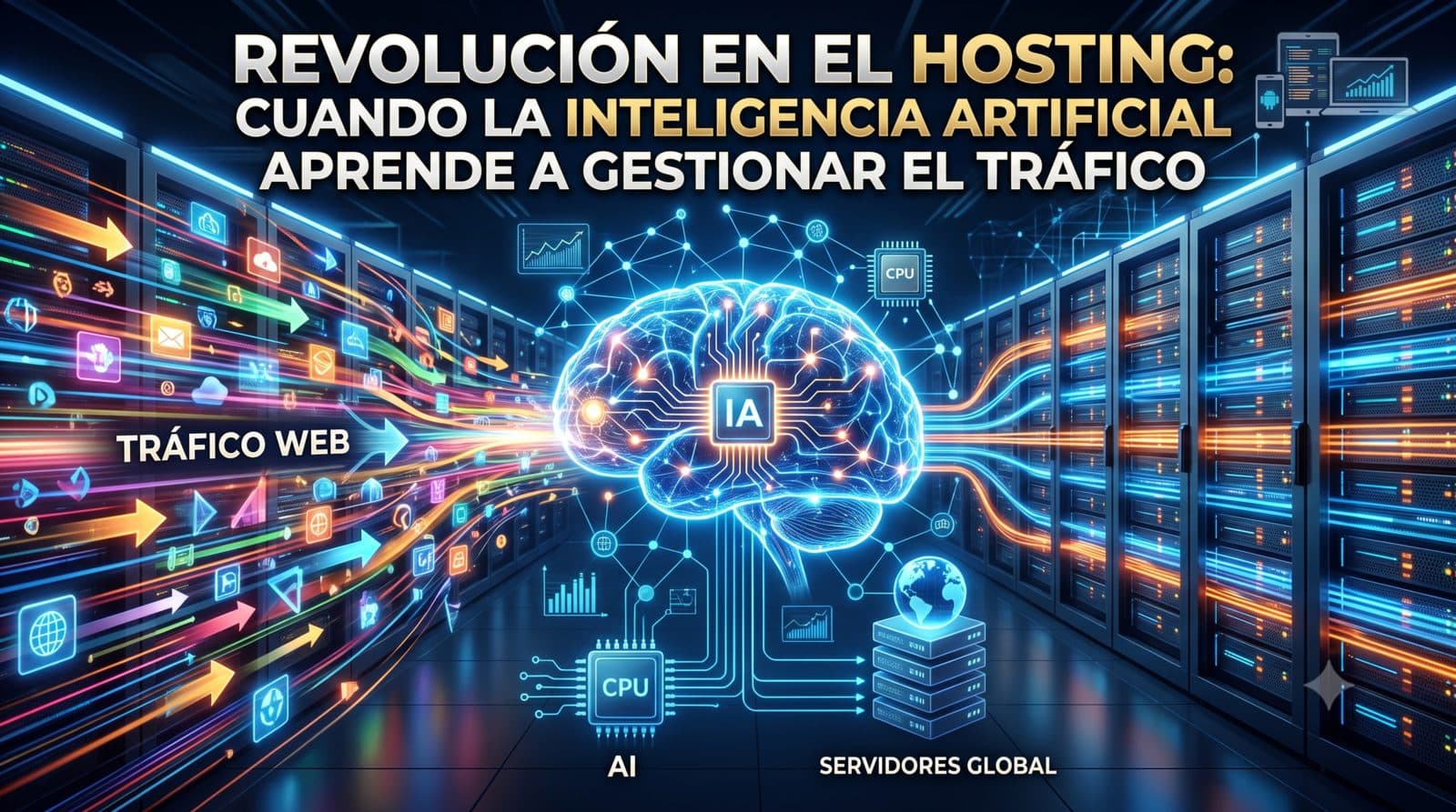 Revolución en el Hosting: Cuando la Inteligencia Artificial Aprende a Gestionar el Tráfico