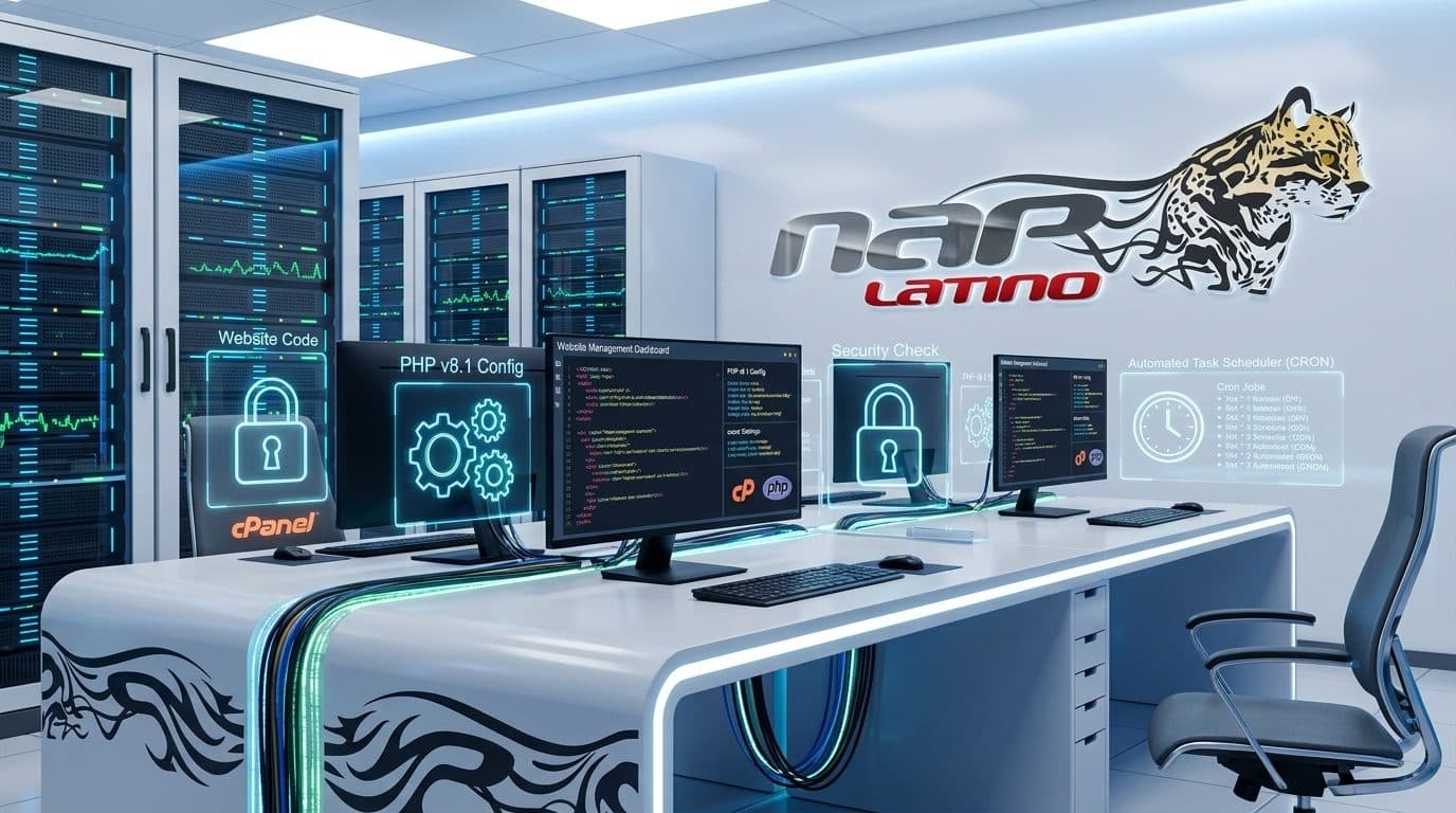 Cómo cambiar tu contraseña, la versión de PHP y configurar cron jobs desde cPanel