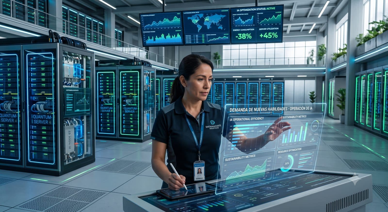 La IA rediseña los centros de datos: eficiencia, sostenibilidad y la demanda de nuevas habilidades