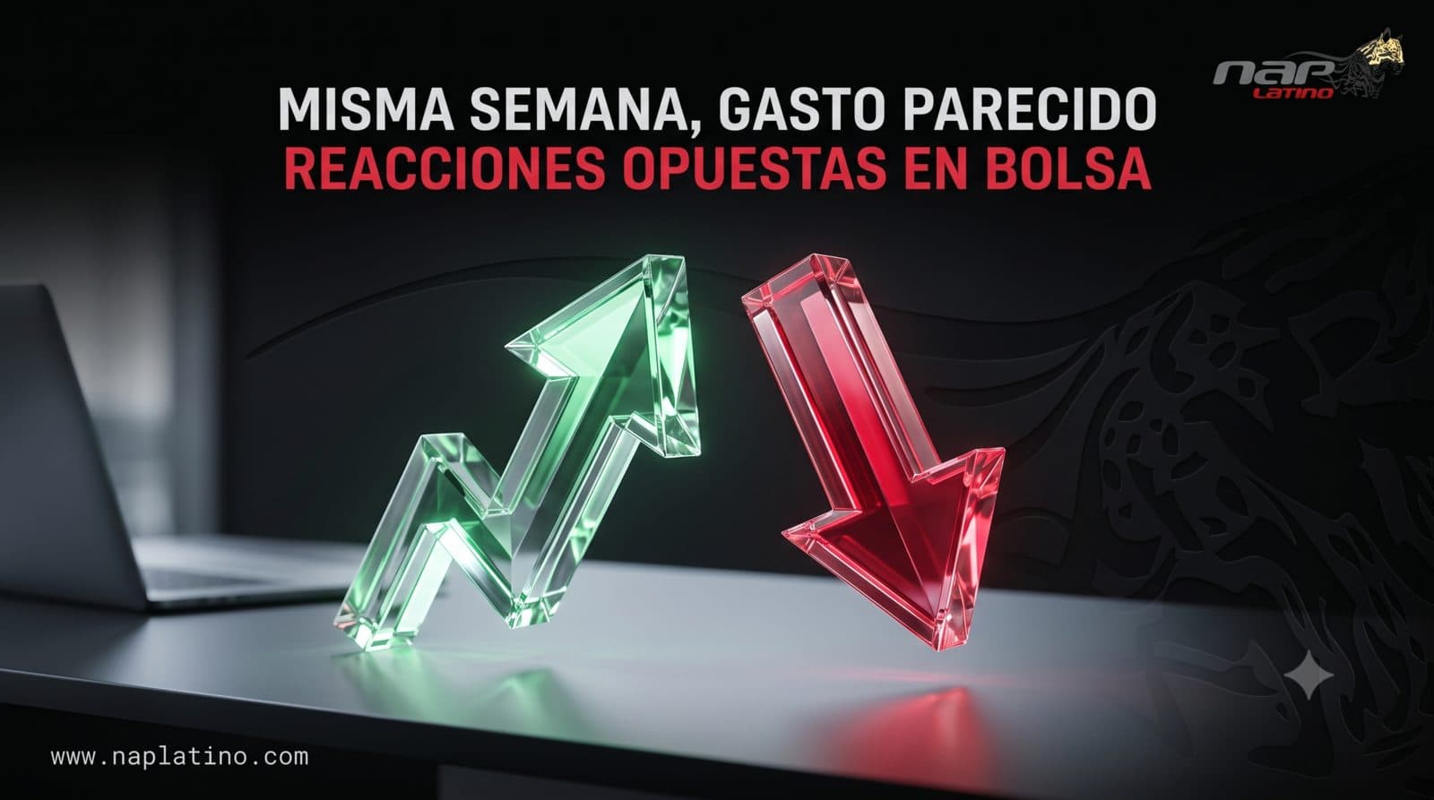 Microsoft y Meta gastaron sumas parecidas en IA la misma semana: una subió 9% en bolsa, la otra cayó casi 10%. Esto explica la diferencia